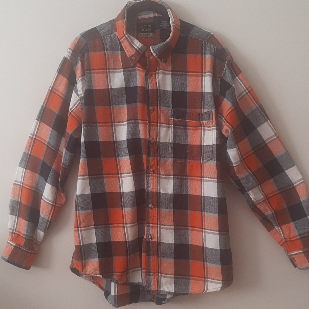 Cotton Traders Long Sleev Mens Shirt Size Large